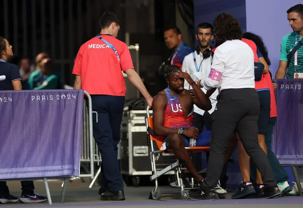 Noah Lyles ganó la medalla de bronce a pesar de su estado de salud (IMAGO)