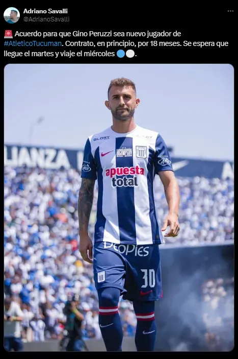 Peruzzi vuelve al fútbol argentino.