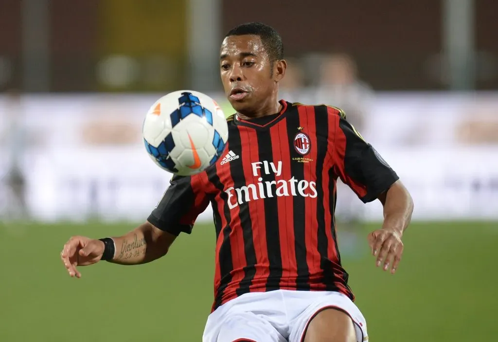 Robinho of AC Milan .  (Photo by Dino Panato/Getty Images)