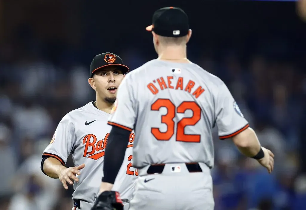 Ramón Urías tras el triunfo de Orioles ante Dodgers | 27 de agosto 2024, Dodger Stadium (Getty Images)