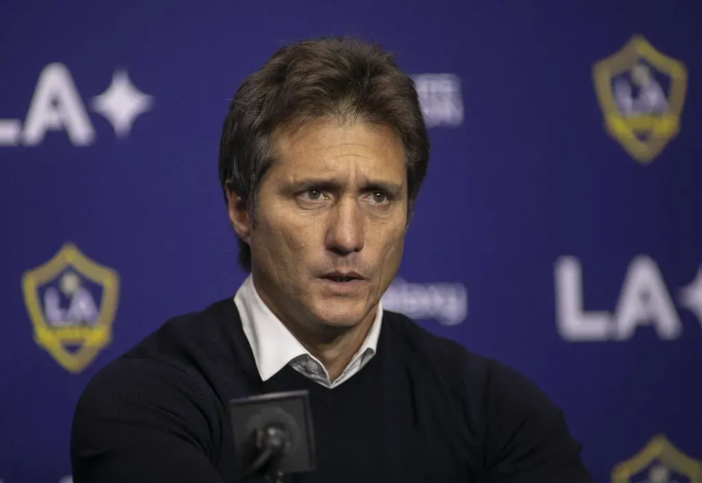 Guillermo Barros Schelotto en su paso por Los Ángeles Galaxy en 2020. (Imago)