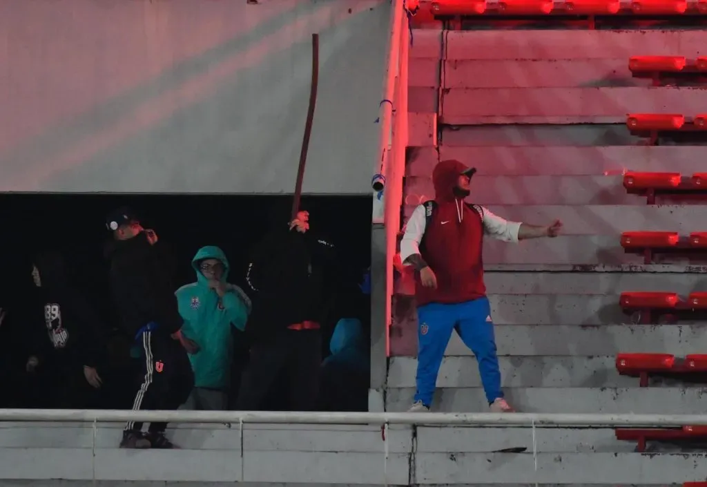 Independiente pide el pago de los destrozos en la tribuna visita. Foto: Fotobaires/Photosport