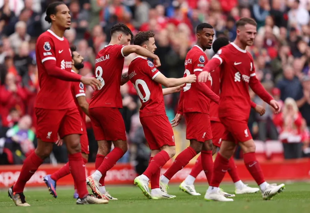 Liverpool ganó y ahora es el único escolta del Manchester City en la Premier League. Foto: Getty Images.