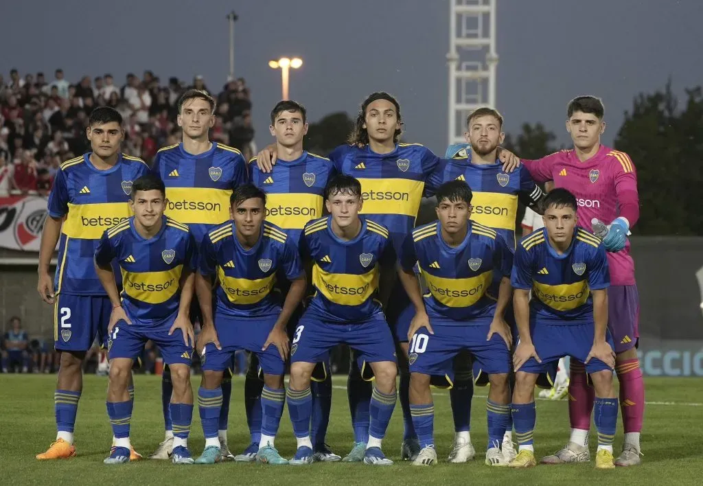 El XI de Boca ante River. (Foto: @BocaJrsOficial)