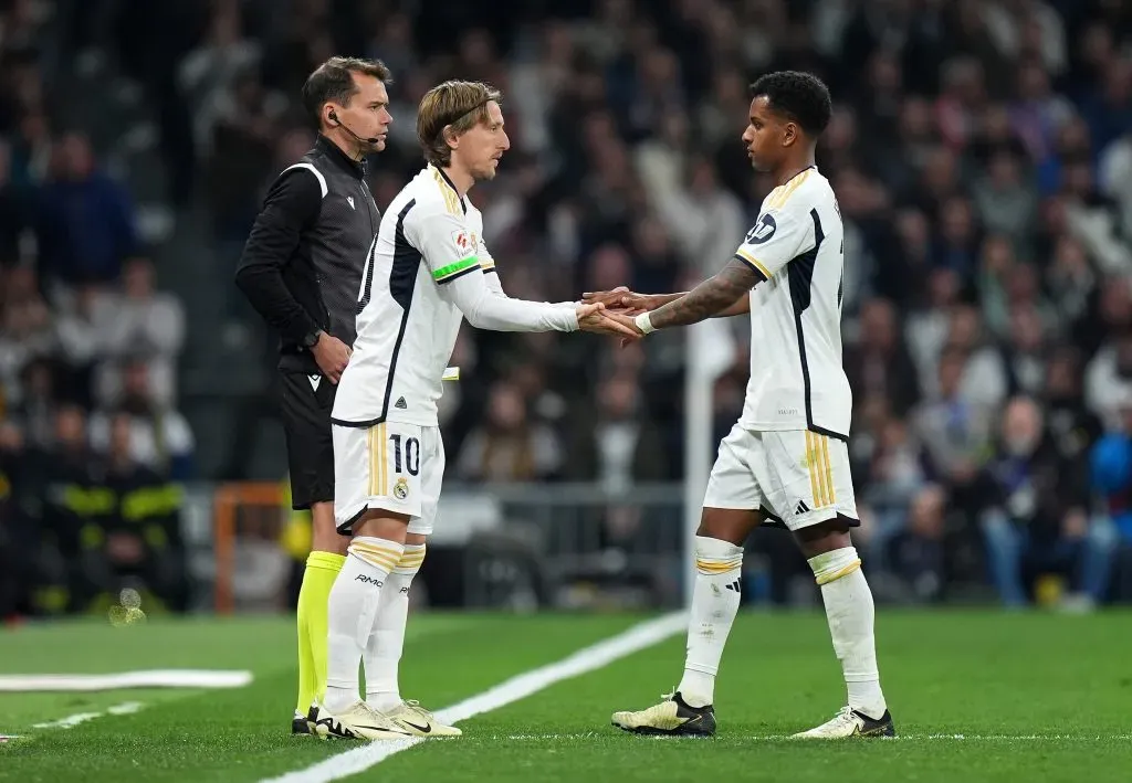 Rodrygo entra na mira do PSG. (Photo by Angel Martinez/Getty Images)