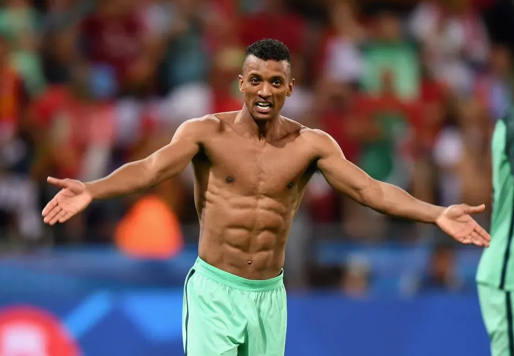 Nani campeão da Eurocopa por Portugal