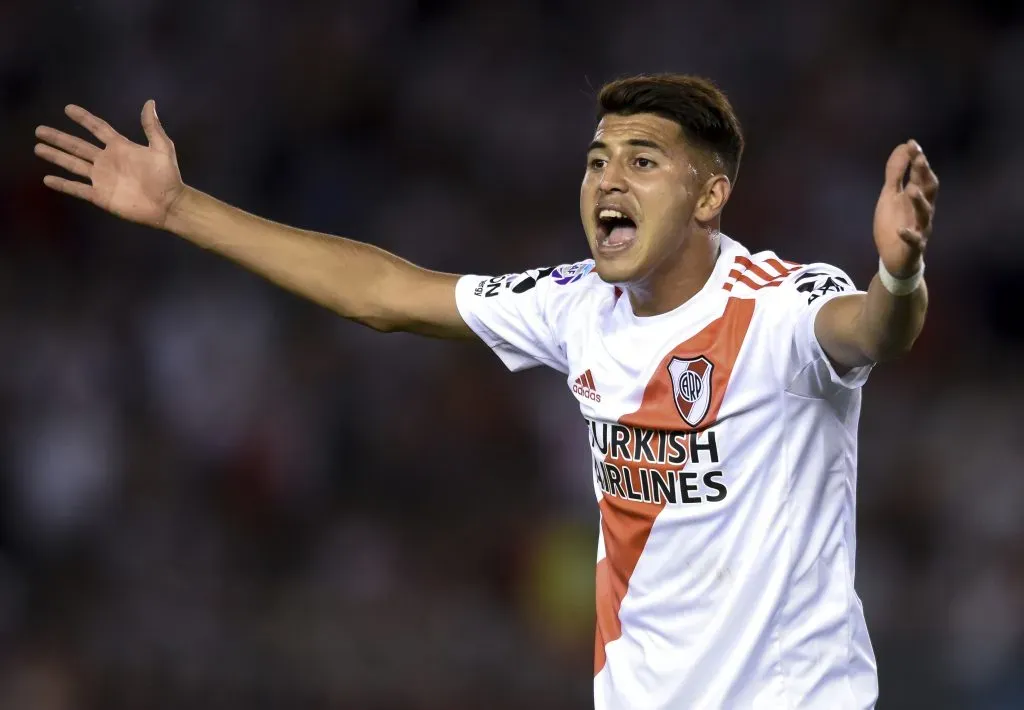 Palacios recordó su paso por River. (Getty)