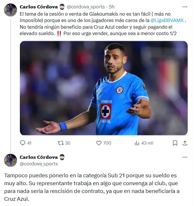 (X @cordova_sports)
