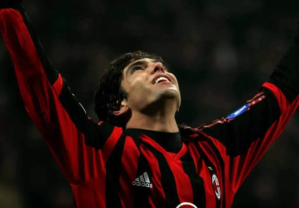 Kaká durante su etapa en AC Milan. (IMAGO)