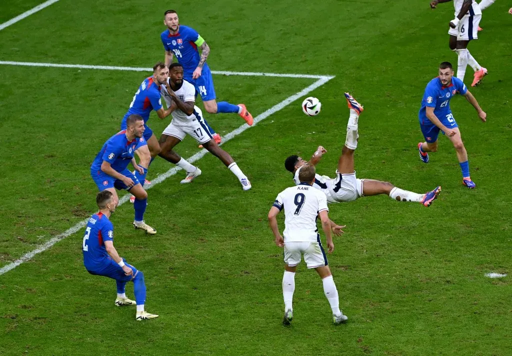 Bellingham marcó el gol de la Euro (Getty Images)