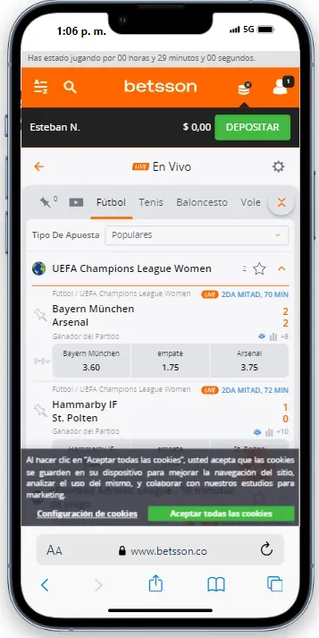 Betsson app