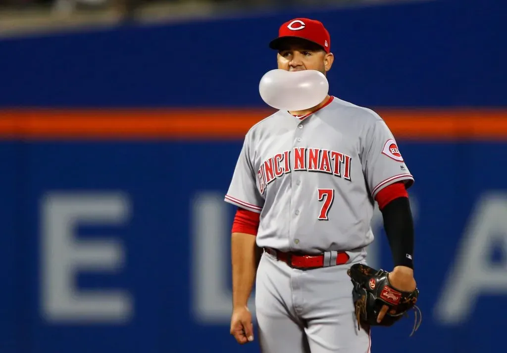 Eugenio Suarez #7 / Cincinnati Reds. (Photo Jim McIsaac/Getty Images)