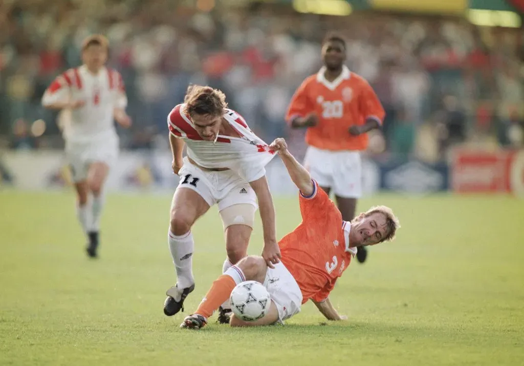 Fecha 2, Eurocopa 1992 – CEI igualó sin goles ante Países Bajos. (Foto: Getty).