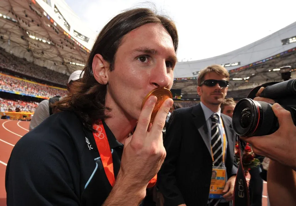 Messi conquistó el Oro Olímpico en Beijing 2008. (Foto: Imago)