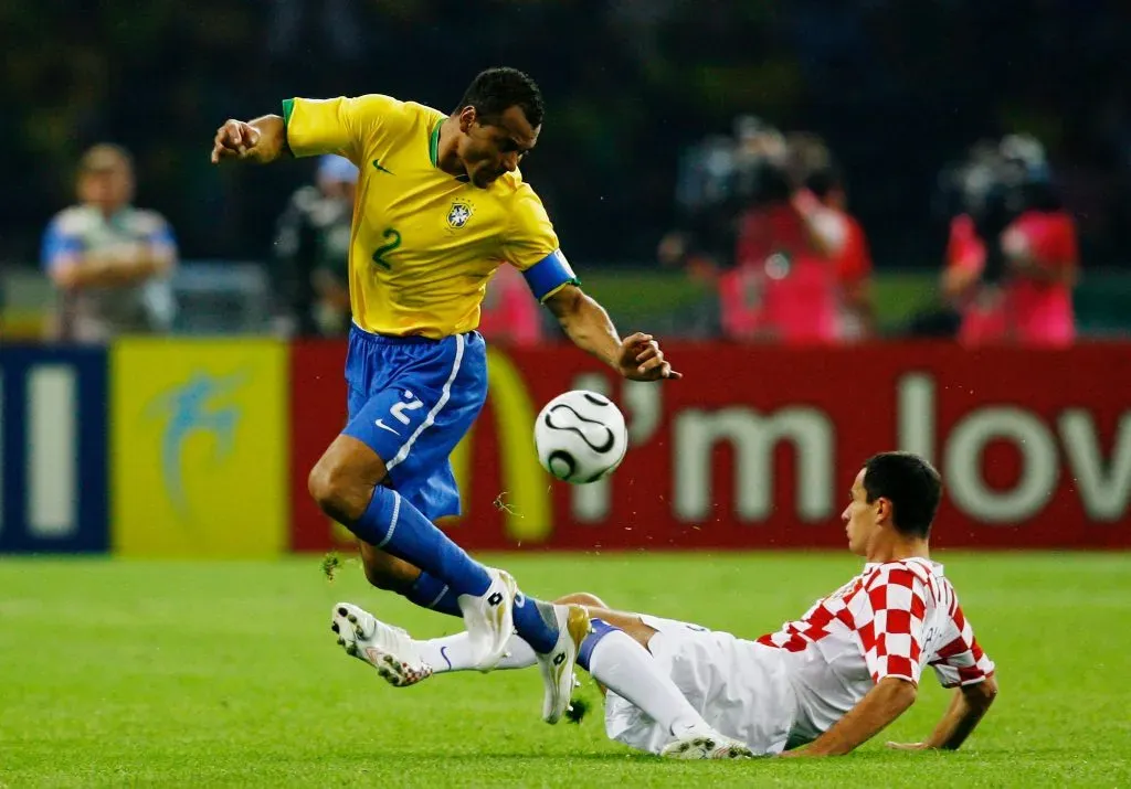 Cafu of Brazil (Photo by Shaun Botterill /Getty Images)