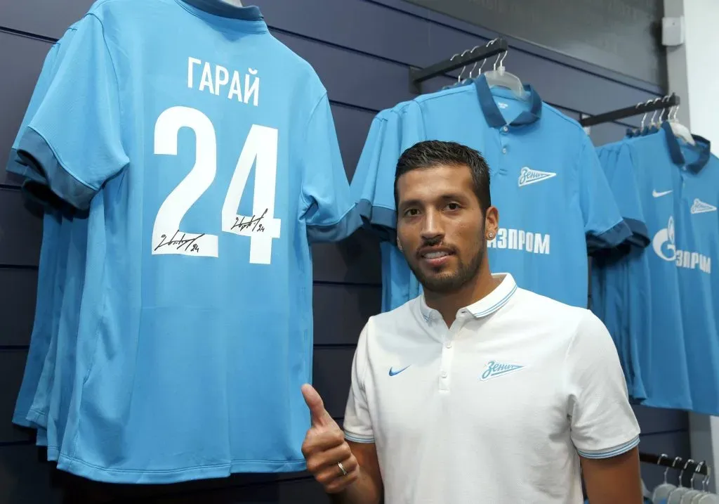 Garay fue presentado en Zenit a mediados de 2014, tras el Mundial de Brasil. (Foto: IMAGO).