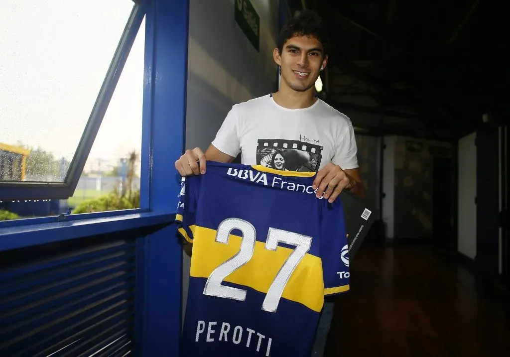 Perotti, uno de los refuerzos de Boca en 2014.