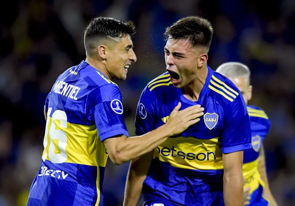 Aaron Anselmino, juenil de Boca (Getty Images)