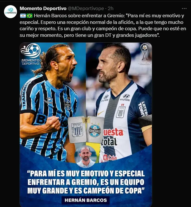 Fuente: @MDeportivope