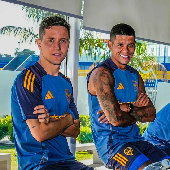 Rojo junto a Herrera en Boca Predio.