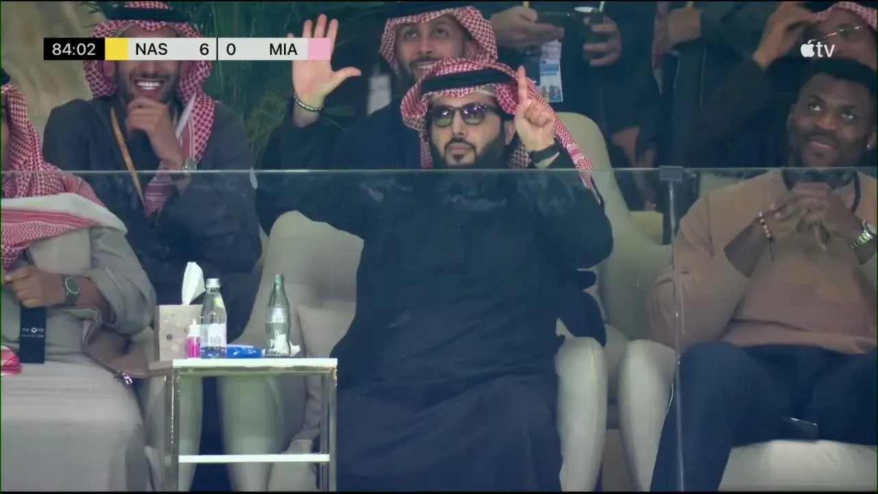 Turki Al Sheikh y la cargada a Inter Miami (Twitter @SC_ESPN).