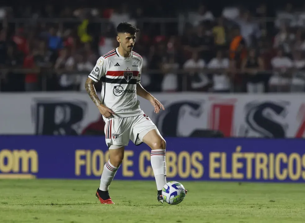 Beraldo em ação pelo São Paulo – Foto: Rubens Churi/São Paulo