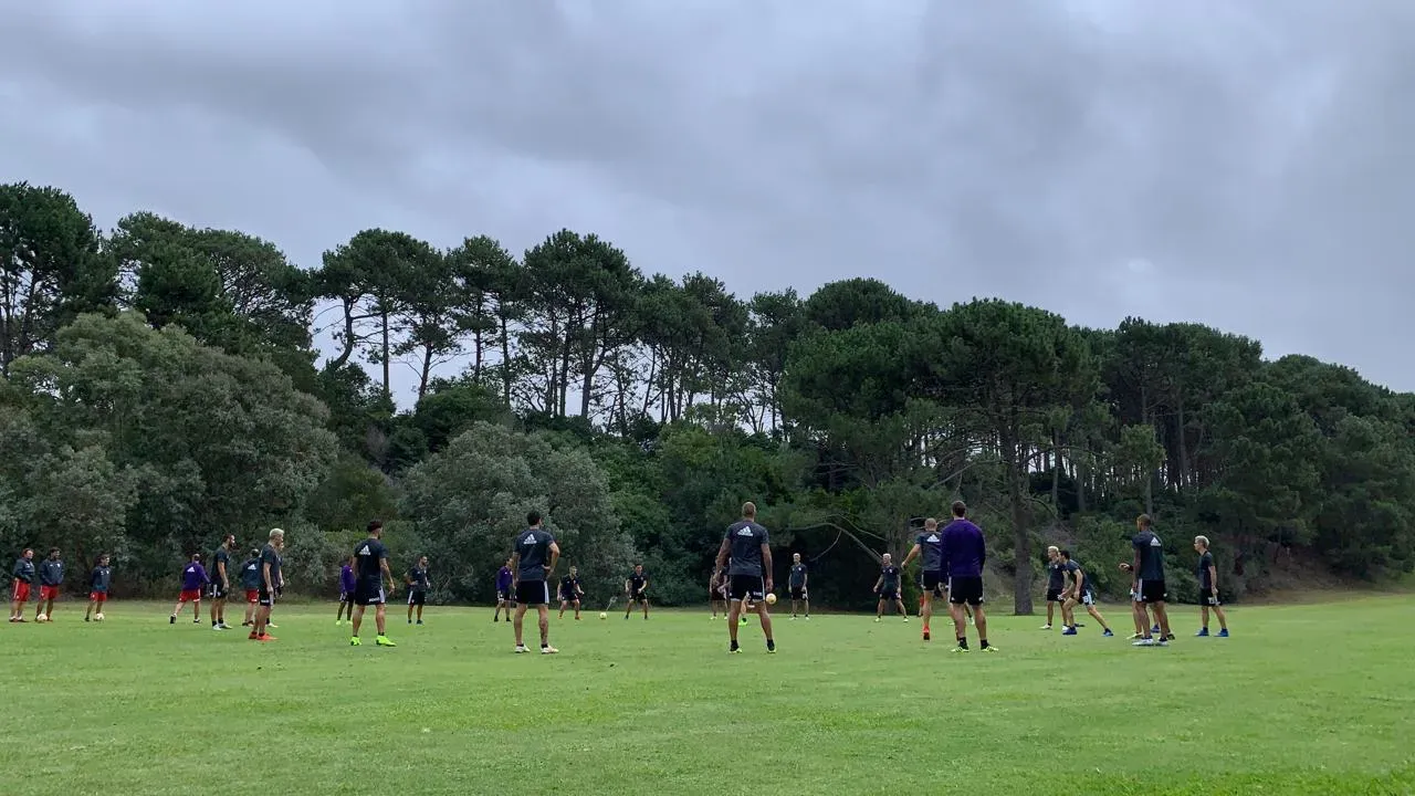 River entrenando en Solanas en 2019