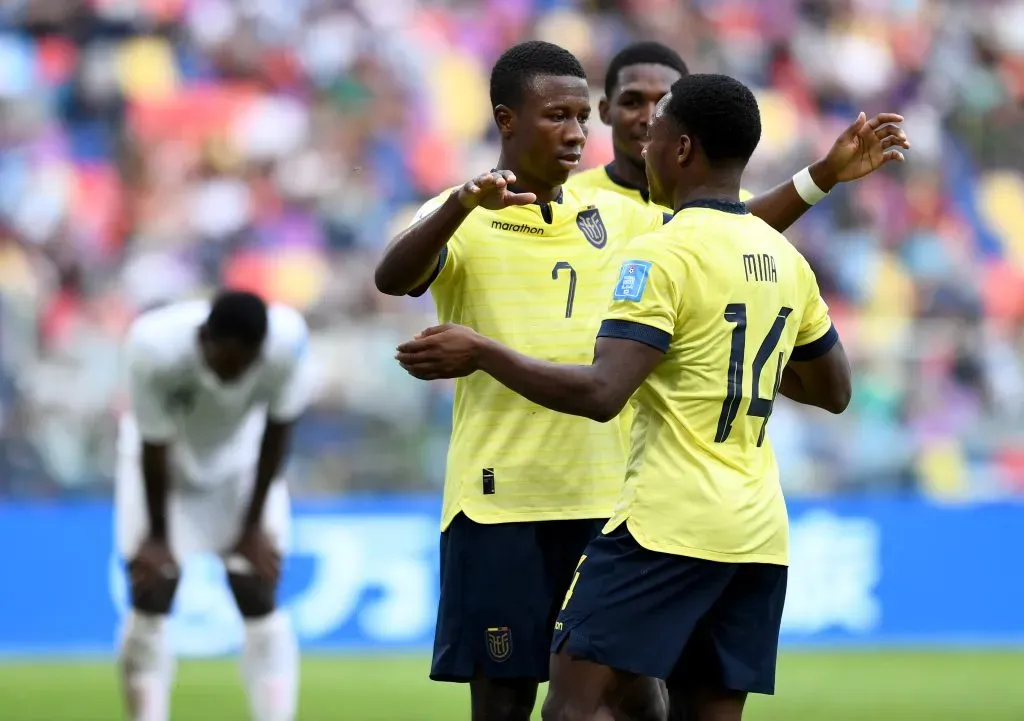 Alan Minda destacó en este 2023 con la Selección de Ecuador en el Mundial Sub-20. (Foto: @LaTri)