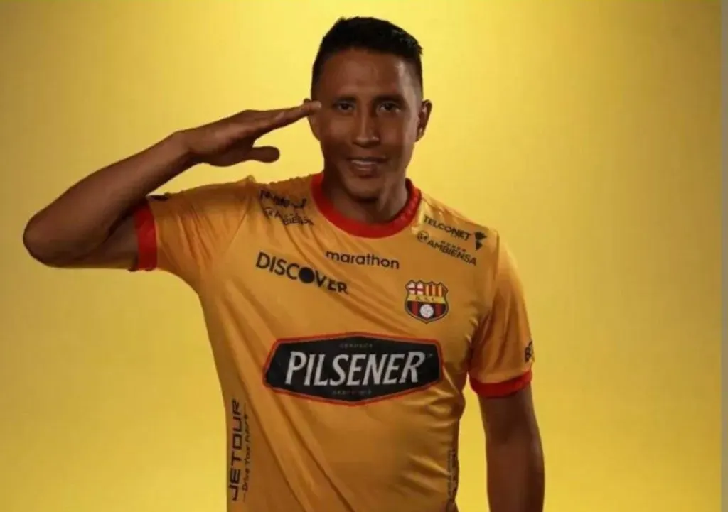 Franklin Guerra llegó a Barcelona SC en este 2024. (Foto: @BarcelonaSC)