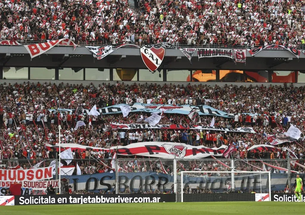 River haciendo de local en el Libertadores de América. (Foto: Getty).