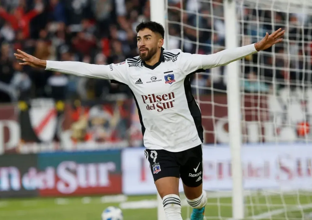 Juan Martín Lucero, goleador y campeón con Colo Colo en 2022 (Photosport)