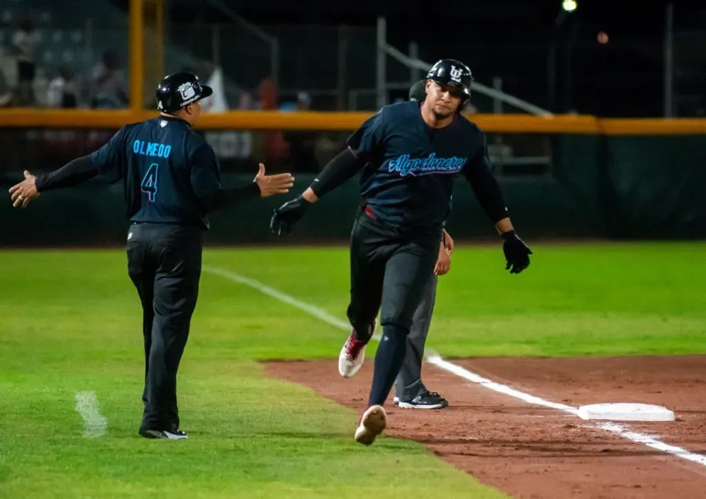 Jonathan Schoop conectó tres tablazos para Algodoneros en la postemporada 2024 de la LMB (Cortesía)