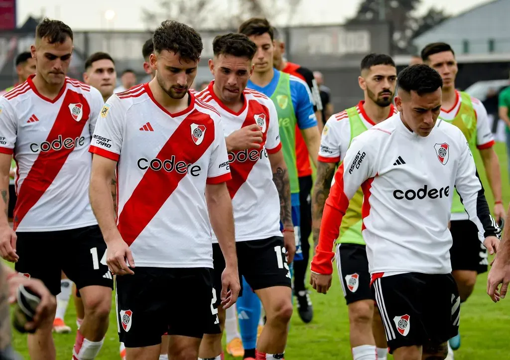 River se fue con una derrota ante Riestra. (Getty)