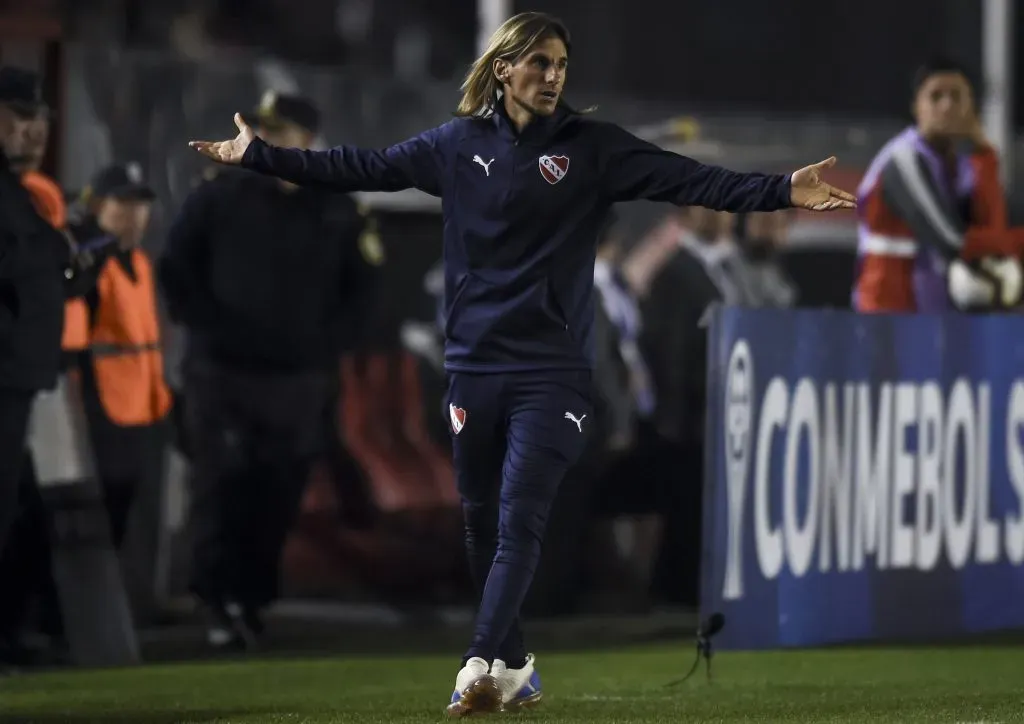 Sebastián en Independiente, donde no hizo pie. Getty Images.