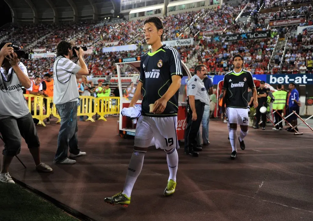 Mesut en su paso por el Real Madrid (Getty Images)