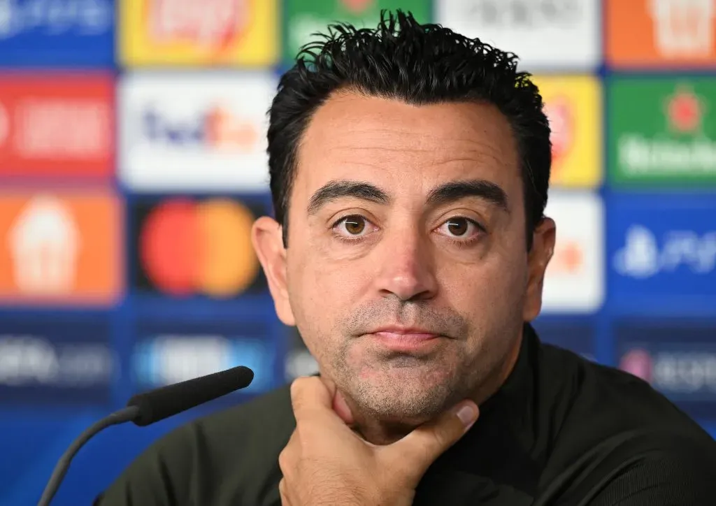 Xavi Hernández, head coach of FC Barcelona  (Photo by Stuart Franklin/Getty Images)