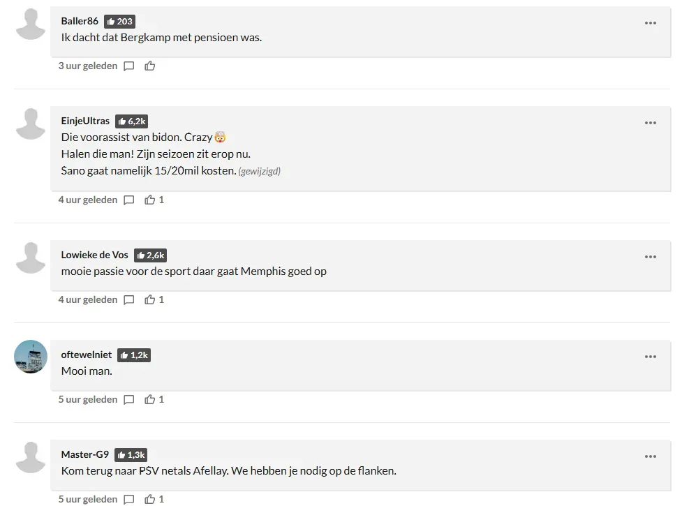 “Pensei que Bergkamp tivesse se aposentado“, diz um holandês sobre Breno Bidon, enquanto outro torcedor pediu a contratação do meia do Corinthians: “Que loucura” – Foto: Reprodução