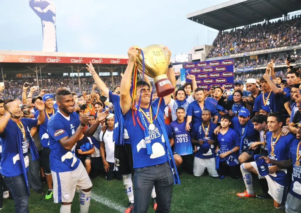 Gustavo Quinteros fue campeón con Emelec en la temporada 2013 y 2014. Foto: El Universo.