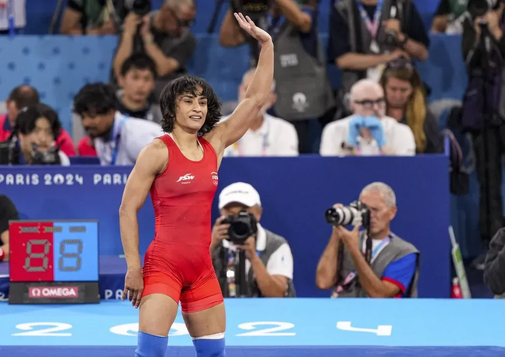 Phogat no pudo conquistar el oro en París 2024 y fue descalificada por sobrepeso