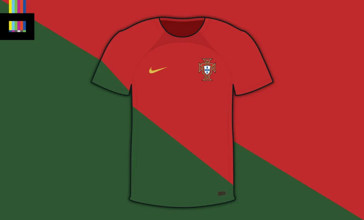 Portugal unveil World Cup shirt in diagonal red-green design