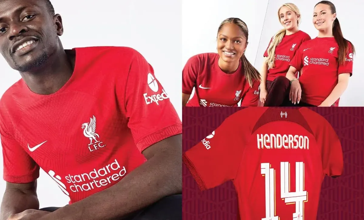 Photos from Liverpool unveils home kit for 2022/23