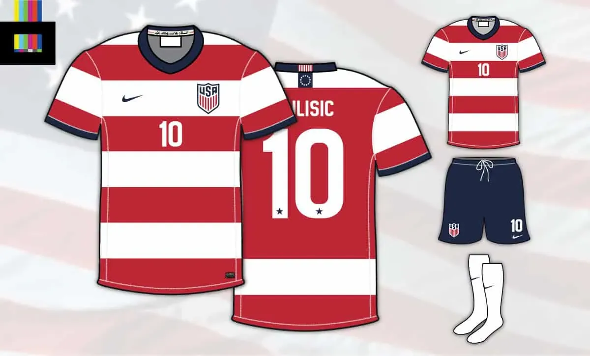 USA soccer jersey concepts: Fan creates uniforms for all 50 states and  Washington DC - Sports Illustrated