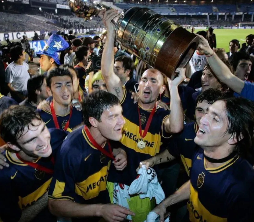 Orteman con la Libertadores 2007. (Foto: IG Sergio Orteman).