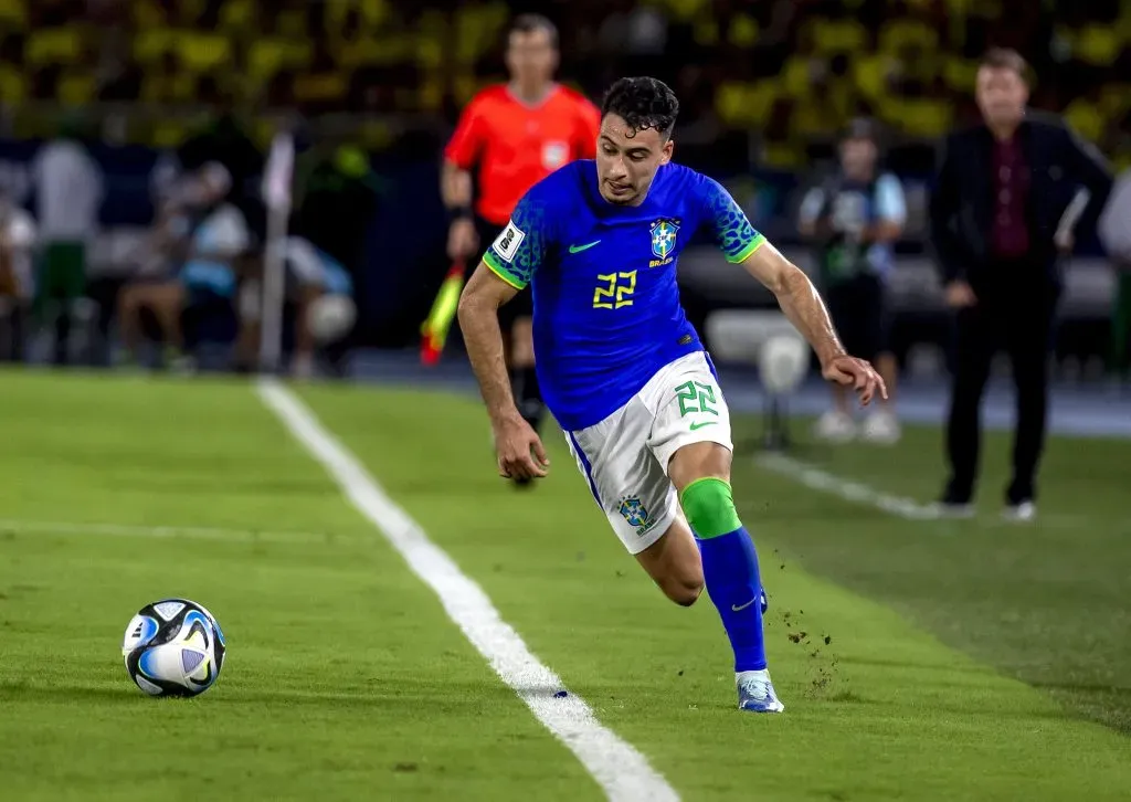 Gabriel Martinelli fez gol do Brasil na derrota para a Colômbia pelas Eliminatórias – Foto: Staff Images/CBF