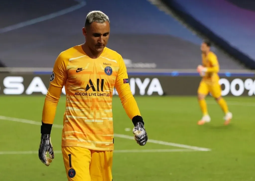 Keylor Navas con el PSG