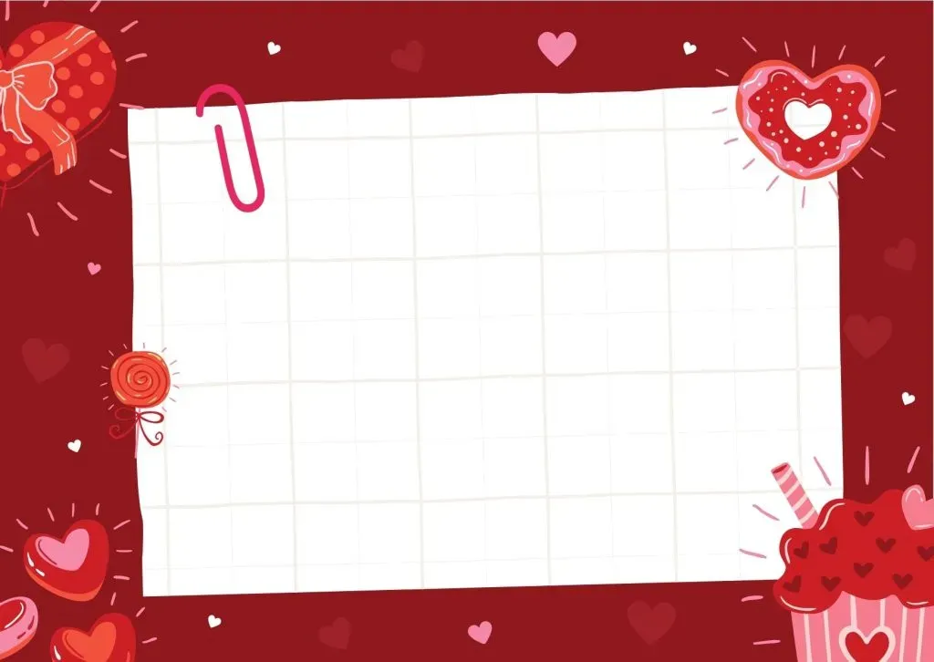 Tarjetas de San Valentín para imprimir y rellenar