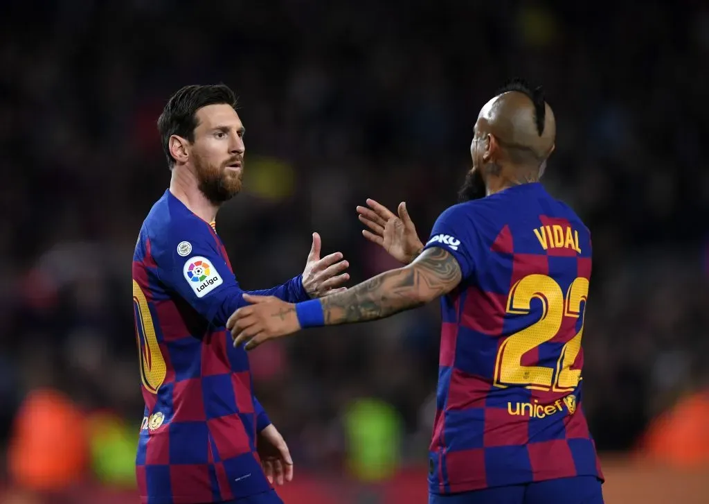 Los más ganadores de la historia: ¿A cuántos títulos está Vidal de Messi? | Getty Images