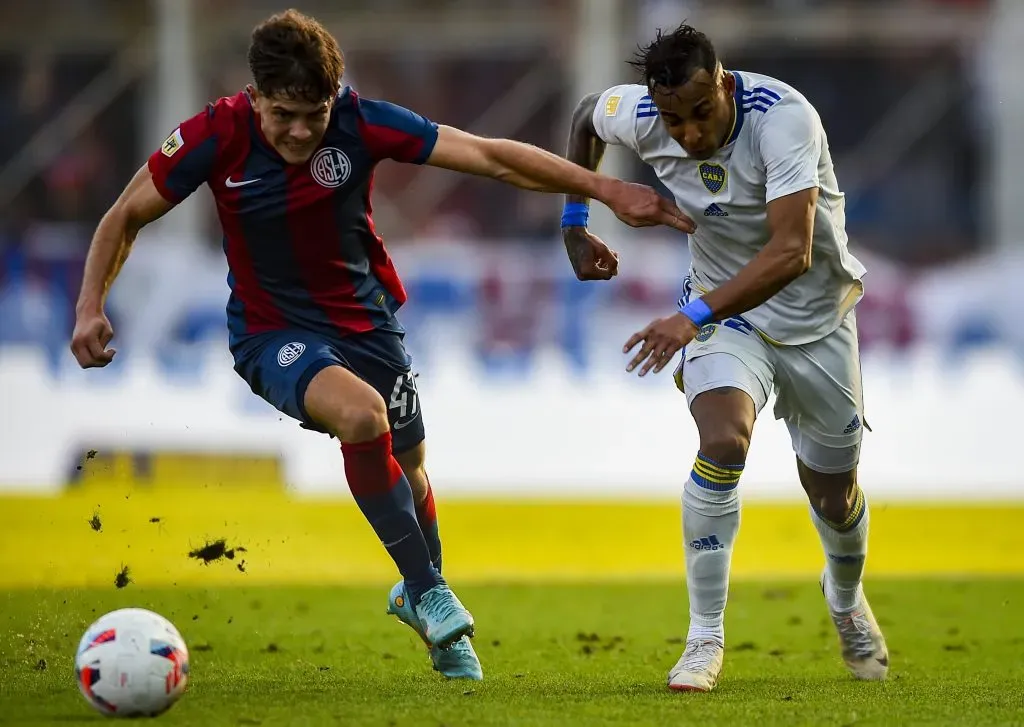 Agustin Giay of San Lorenzo. (Photo by Marcelo Endelli/Getty Images)