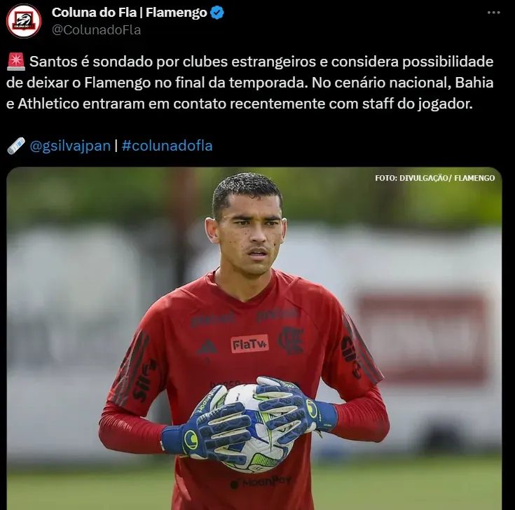 Flamengo prepara a saída de cinco jogadores do elenco; medalhão