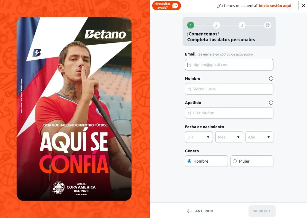 código promocional Betano